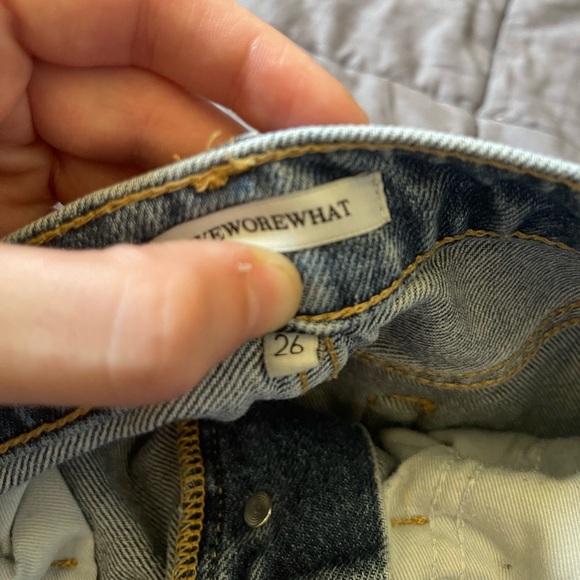 WeWoreWhat Vintage Blue Denim Jeans - Picture 4 of 7